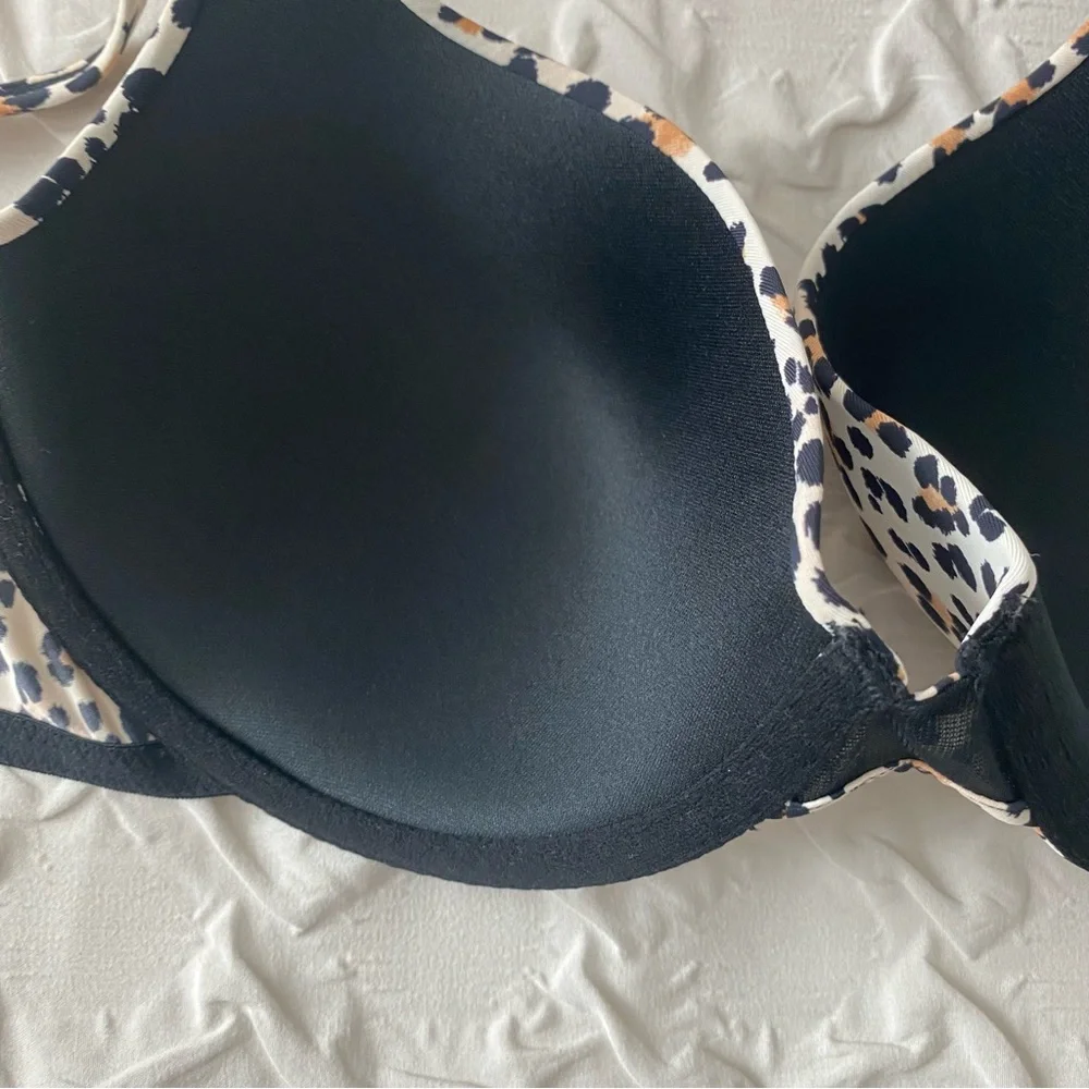 DreamFit || bundle of black and leopard bras